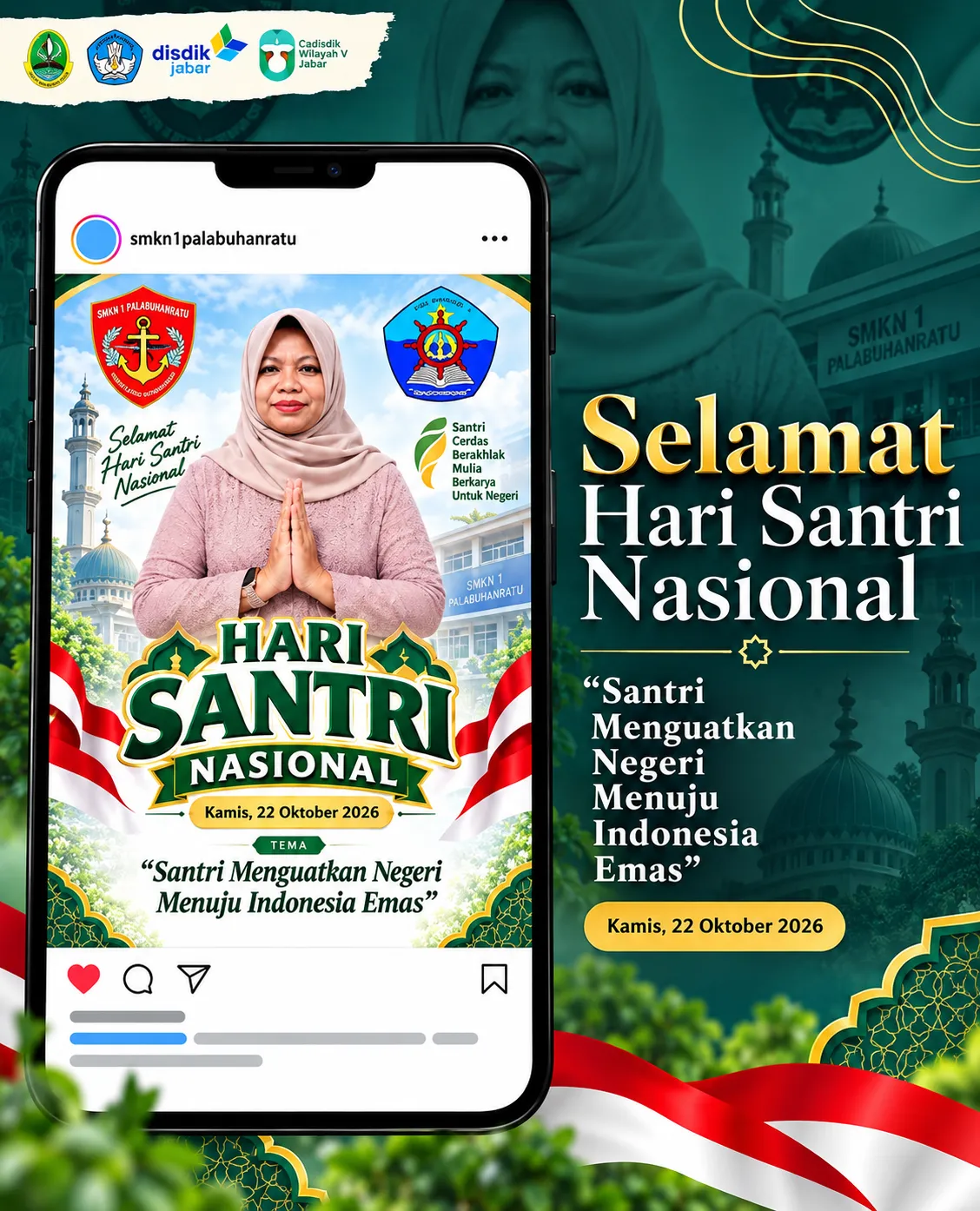 Selamat Hari Santri Nasional 2026: Santri Menguatkan Negeri Menuju Indonesia Emas